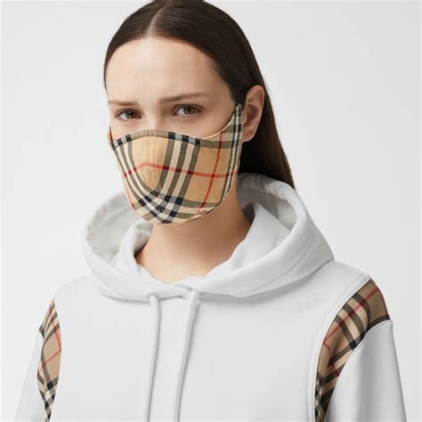 burberry face masks uk|Burberry releases face mask with signature check on  .